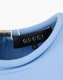 Gucci - Tubino azzurro con dettaglio annodato 
