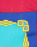 Cartier - Foulard con logo azzurro anni '90 