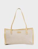 Chloe - Borsa rettangolare in tela e pelle 