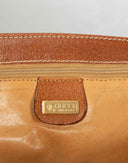 Gucci - Cartella anni '80 in tela e pelle 