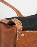 Gucci - Cartella anni '80 in tela e pelle 