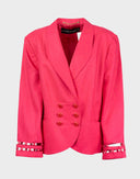 Louis Feraud - Giacca fucsia in lino '90 