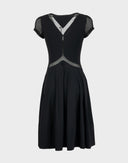Marithe Francois Girabud - Vestito midi nero anni 2000 