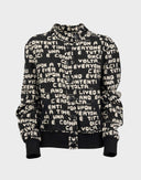 Moschino Cheap and Chic - Giubbotto nero a fantasia 