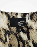 Just Cavalli - Vestito animalier drappeggiato anni 2000 