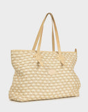The Bridge - Borsa a spalla beige in paglia 