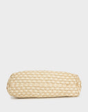 The Bridge - Borsa a spalla beige in paglia 