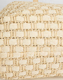 The Bridge - Borsa a spalla beige in paglia 