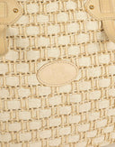 The Bridge - Borsa a spalla beige in paglia 