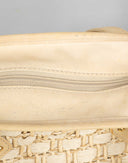 The Bridge - Borsa a spalla beige in paglia 