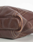 Valentino - Borsa a spalla marrone in pelle 