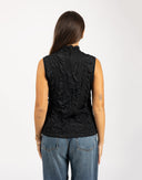 Top smanicato con arricciature - Y2K
