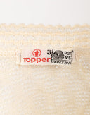 Cardigan bianco 100% lana - '70