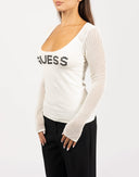 T-shirt Guess bianca - Y2K