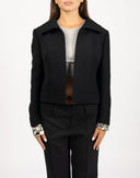 Blazer nero in lana - '70