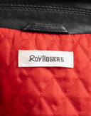 Chiodo nero in pelle Roy Rogers