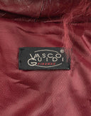 Giacca bordeaux in pelle - Y2K