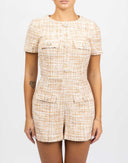 Playsuit in tweed - Y2K