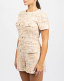 Playsuit in tweed - Y2K