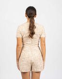 Playsuit in tweed - Y2K