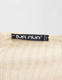 Top in maglia beige - Y2K