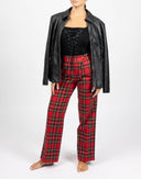 Pantaloni tartan rossi - 80/90