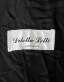 Giacca nera in pelle con cerniera - Y2K