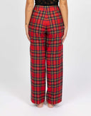 Pantaloni tartan rossi - 80/90