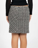 Gonna grigia in tweed - Y2K