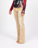 Beige corduroy pants - Y2K