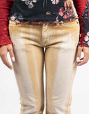 Beige corduroy pants - Y2K