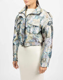 Japanese print bomber jacket - Y2K