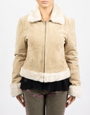 Montone beige corto - Y2K