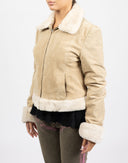Montone beige corto - Y2K