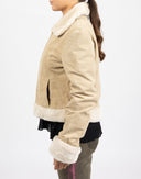 Montone beige corto - Y2K