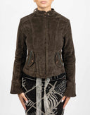 Brown velvet jacket - Y2K