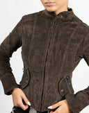 Brown velvet jacket - Y2K
