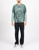 Jeans Evisu denim scuro con pesce