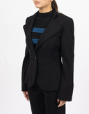 Giacca Giorgio Armani nera in lana