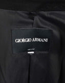 Giacca Giorgio Armani nera in lana