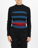 Maglione Lanvin nero a righe - 80/90