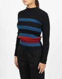 Maglione Lanvin nero a righe - 80/90