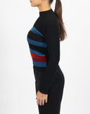 Maglione Lanvin nero a righe - 80/90