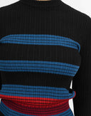 Maglione Lanvin nero a righe - 80/90