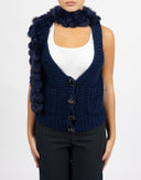 Cardigan smanicato Roccobarocco - Y2K