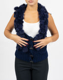 Cardigan smanicato Roccobarocco - Y2K