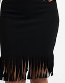 Gonna nera Blumarine con frange - Y2K