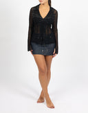 Camicia nera Artigli - Y2K