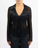 Camicia nera Artigli - Y2K