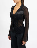 Camicia nera Artigli - Y2K